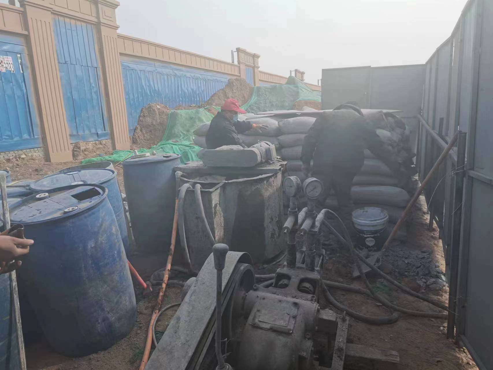 山阳房屋下沉注浆